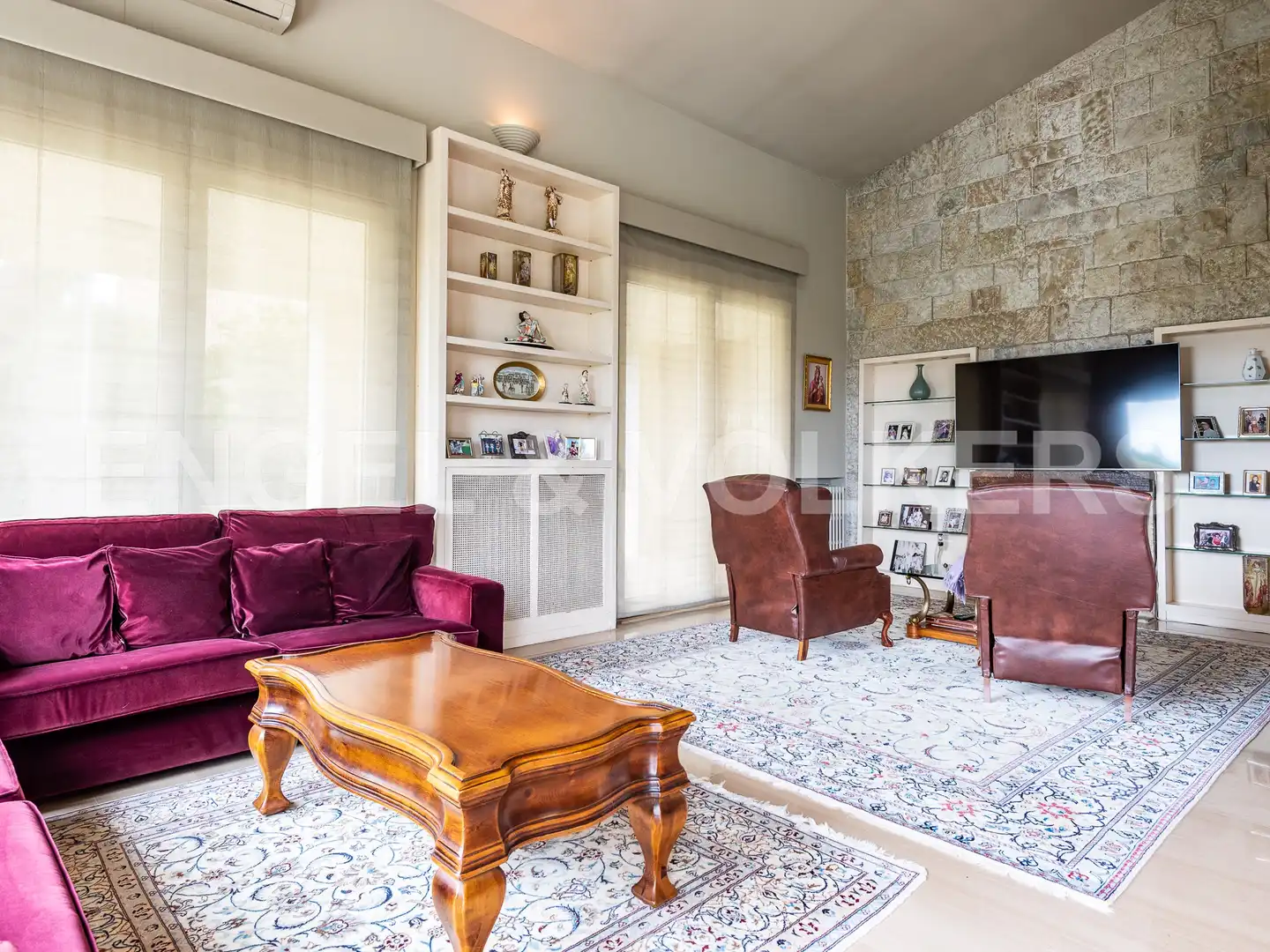 Sala d'estar de Casa o xalet de lloguer en Barcelona amb Aire condicionat, Calefacció i Jardí privat