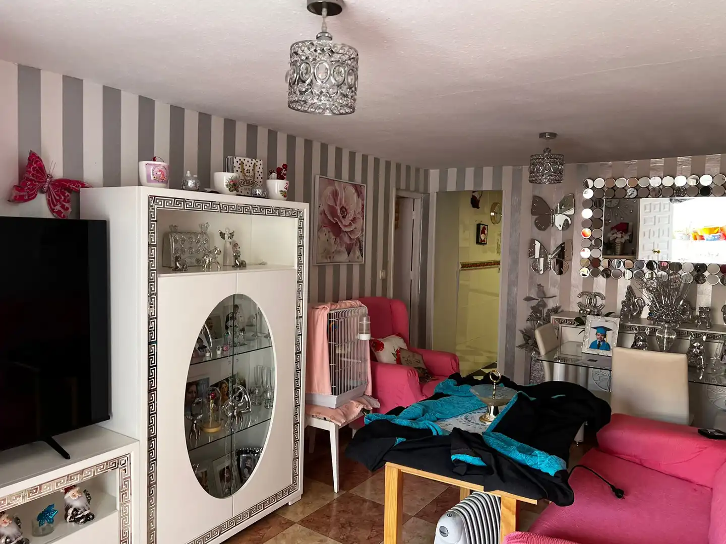 Sala de estar de Casa adosada en venta en La Zubia