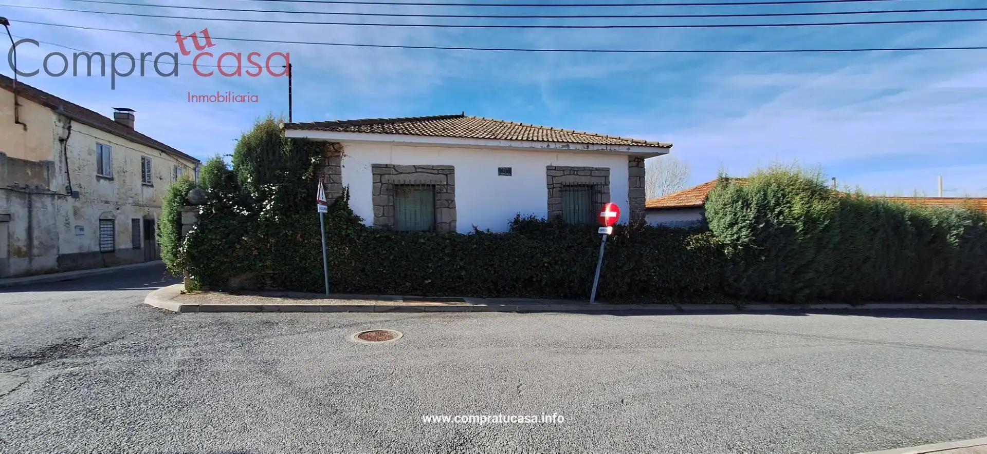 Exterior view of Houses for sale in Otero de Herreros  with Private garden, Storage room and Furnished
