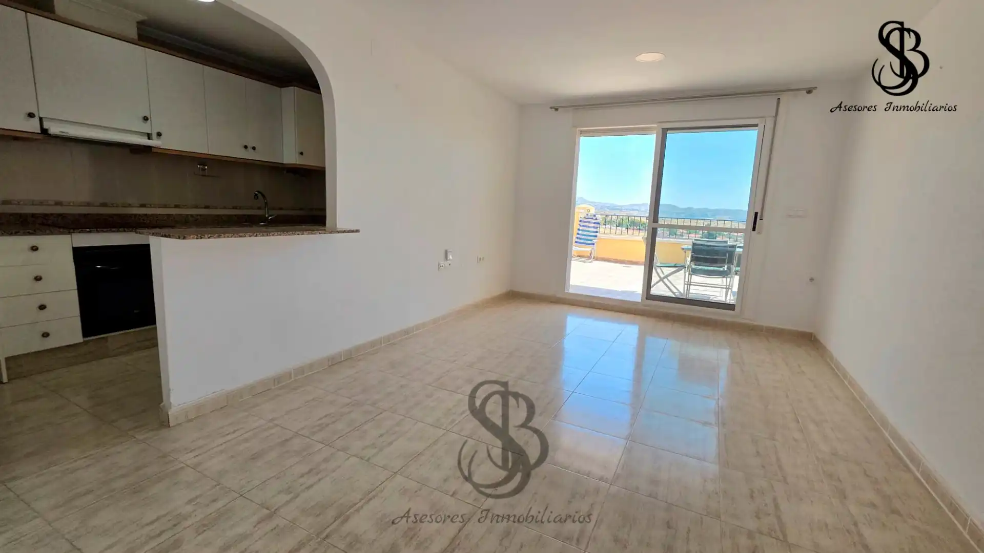 Living room of Attic for sale in Mutxamel  with Terrace, Oven and Community pool