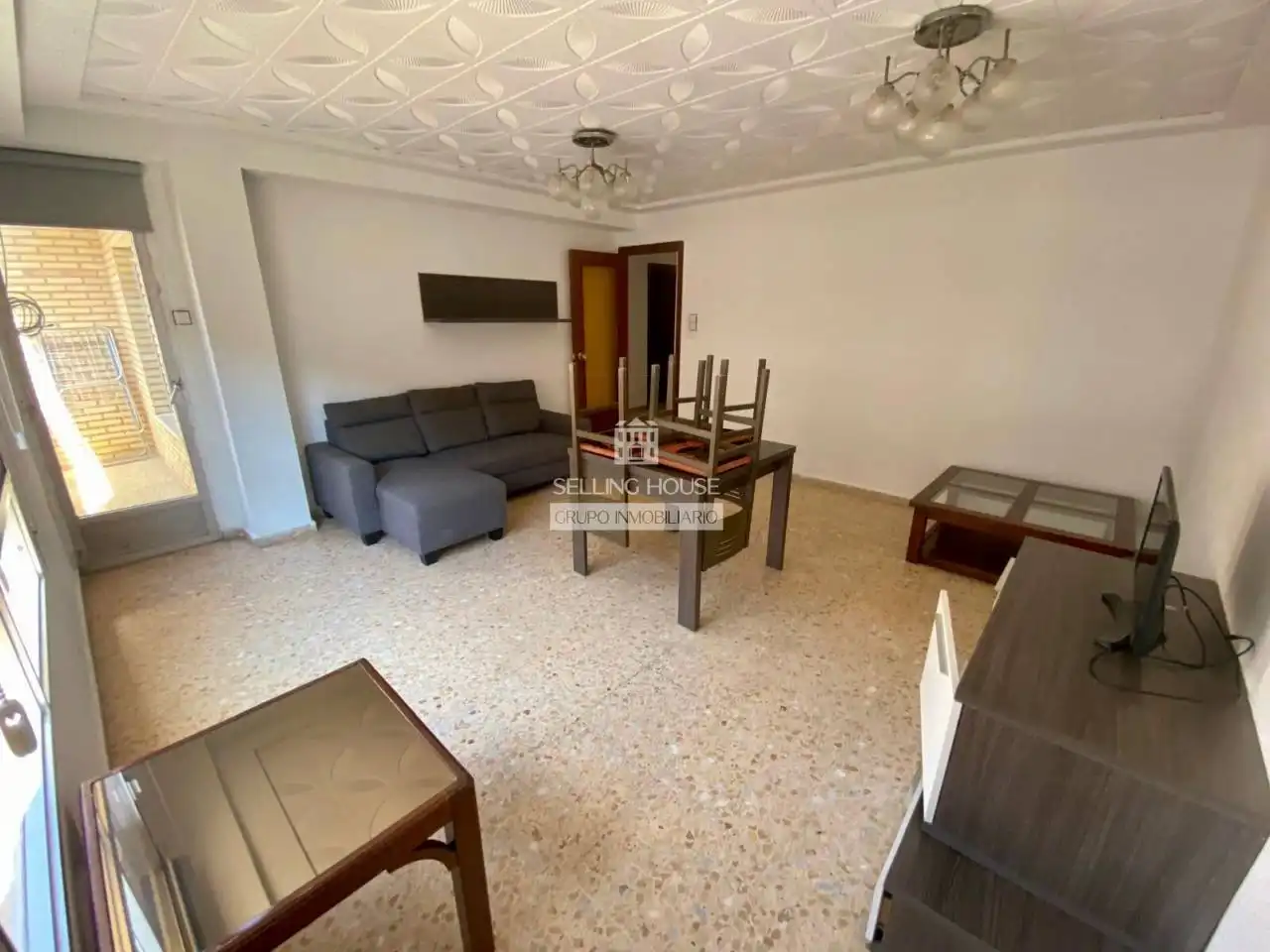 Living room of Flat for sale in Valencia  with Balcony