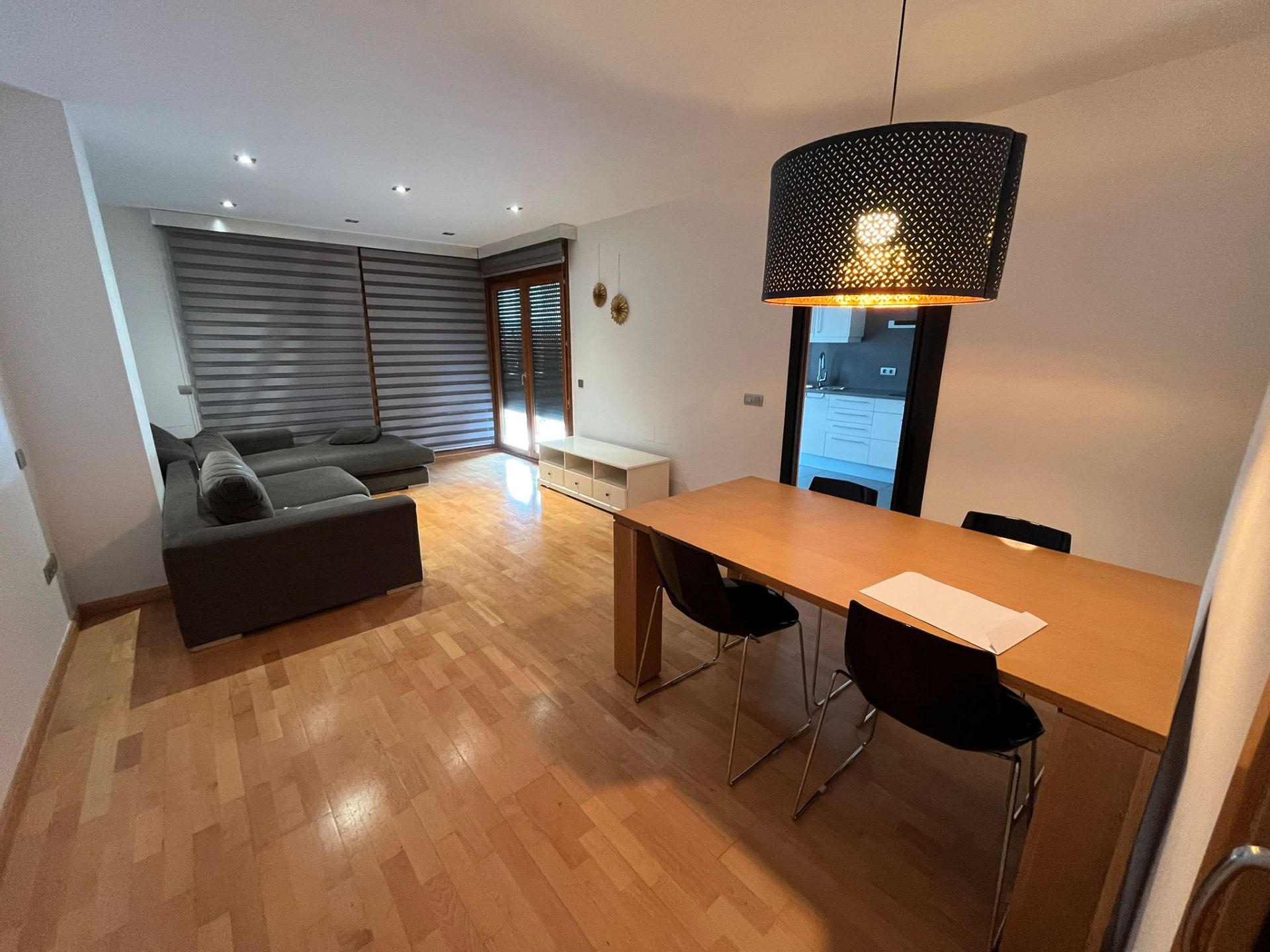 Sala d'estar de Pis de lloguer en Vic amb Calefacció, Moblat i Forn