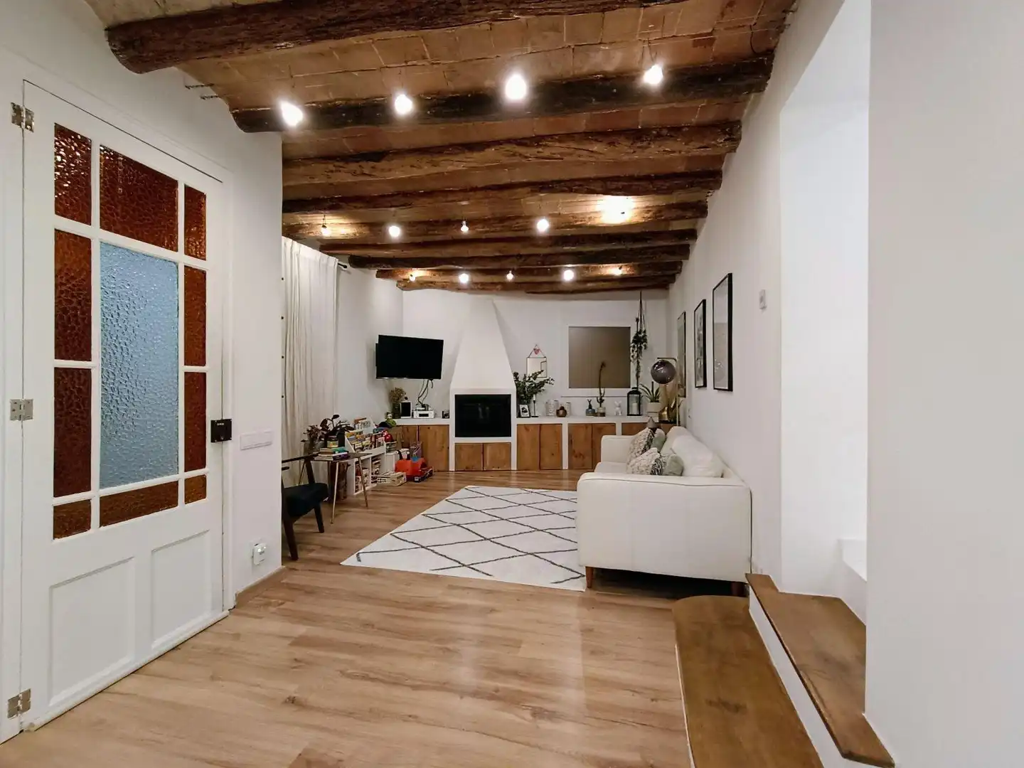 Sala de estar de Casa o chalet en venta en Molins de Rei con Aire acondicionado, Calefacción y Terraza