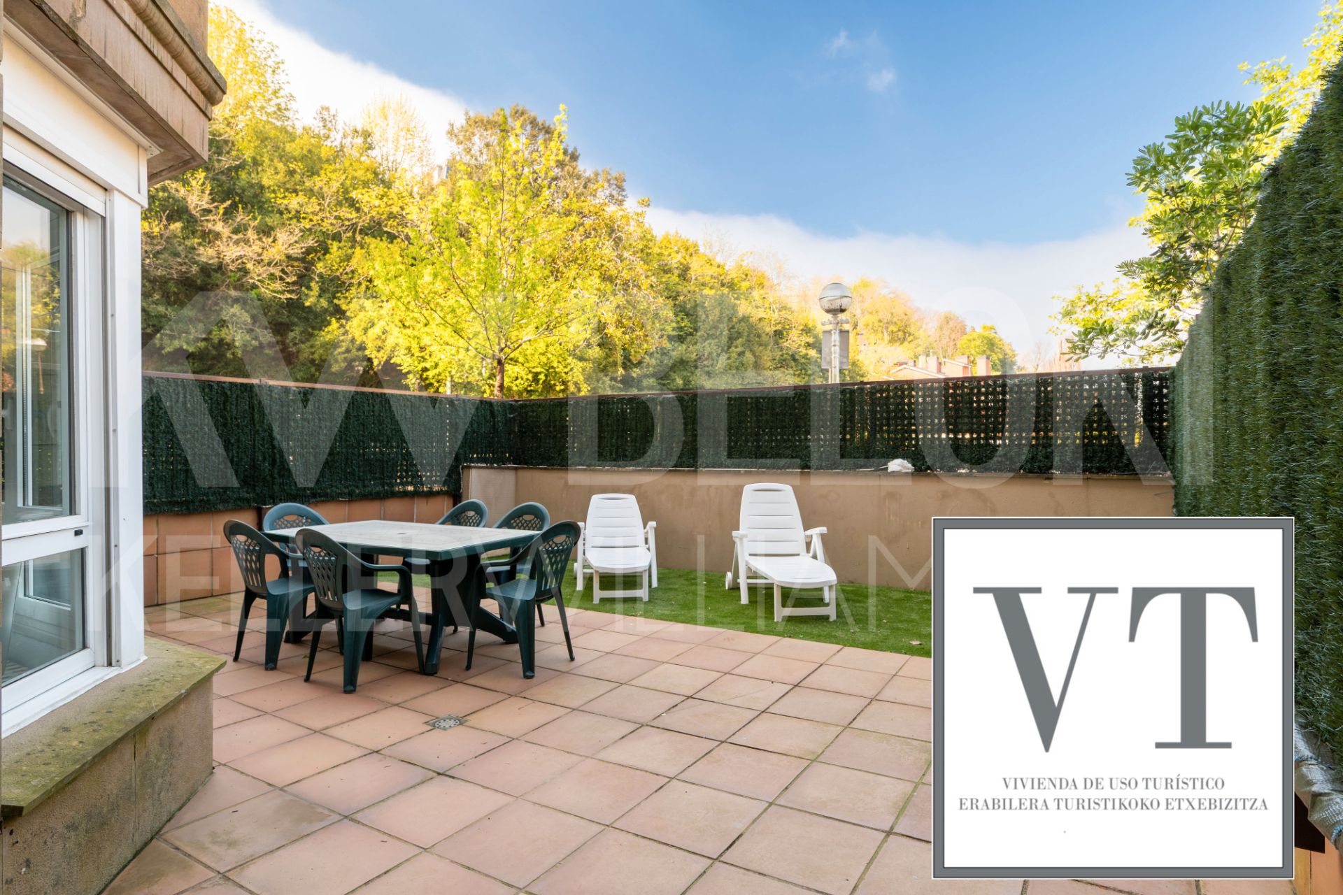 Terrace of Flat for sale in Donostia - San Sebastián   with Heating, Private garden and Terrace