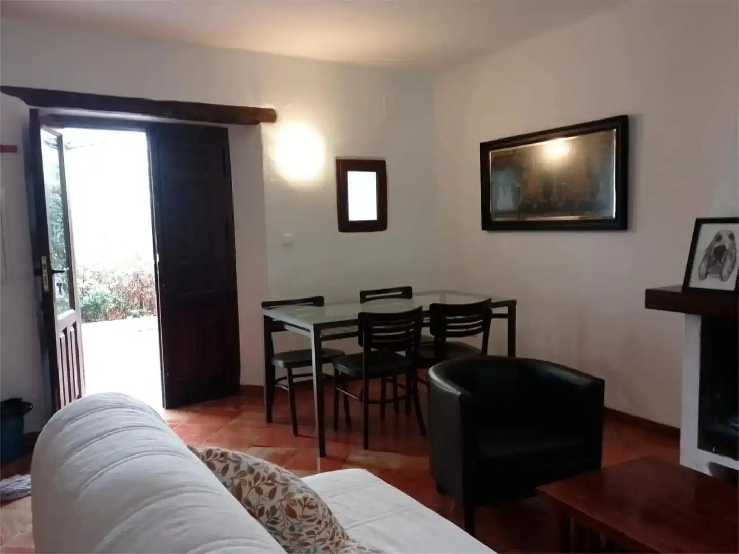 Wohnzimmer von Wohnung zur Miete in La Taha mit Privatgarten, Abstellraum und Schwimmbad