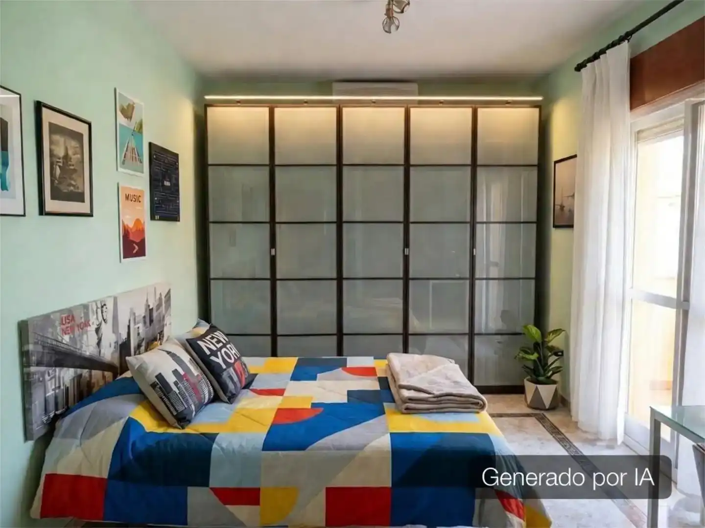 Dormitori de Casa adosada en venda en Málaga Capital amb Aire condicionat i Balcó