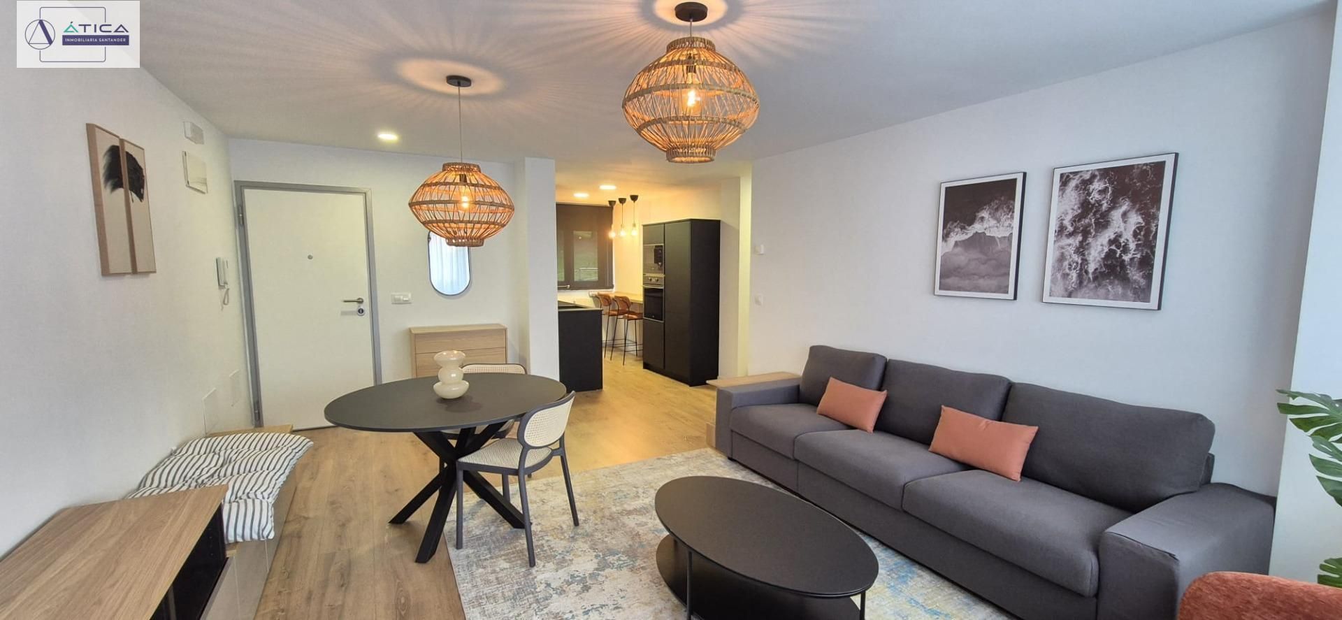 Sala de estar de Piso de alquiler en Santander con Calefacción