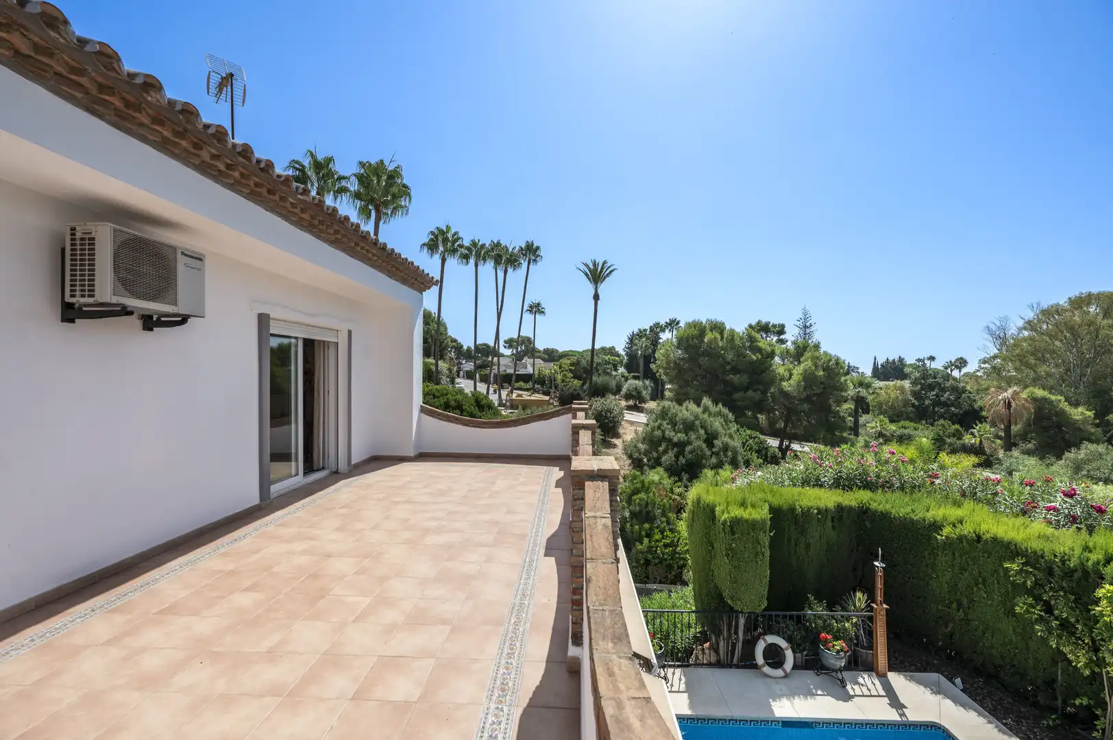 Terraza de Casa o chalet en venta en Mijas con Aire acondicionado, Jardín privado y Terraza
