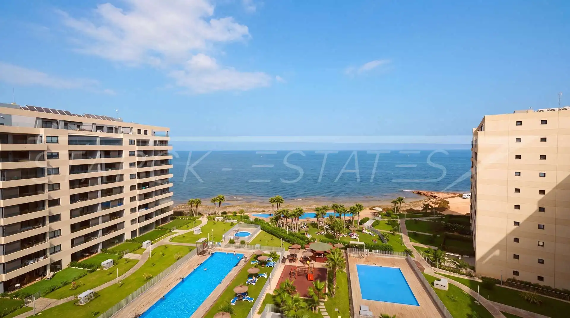 Piscina de Apartament en venda en Orihuela amb Aire condicionat, Jardí privat i Piscina
