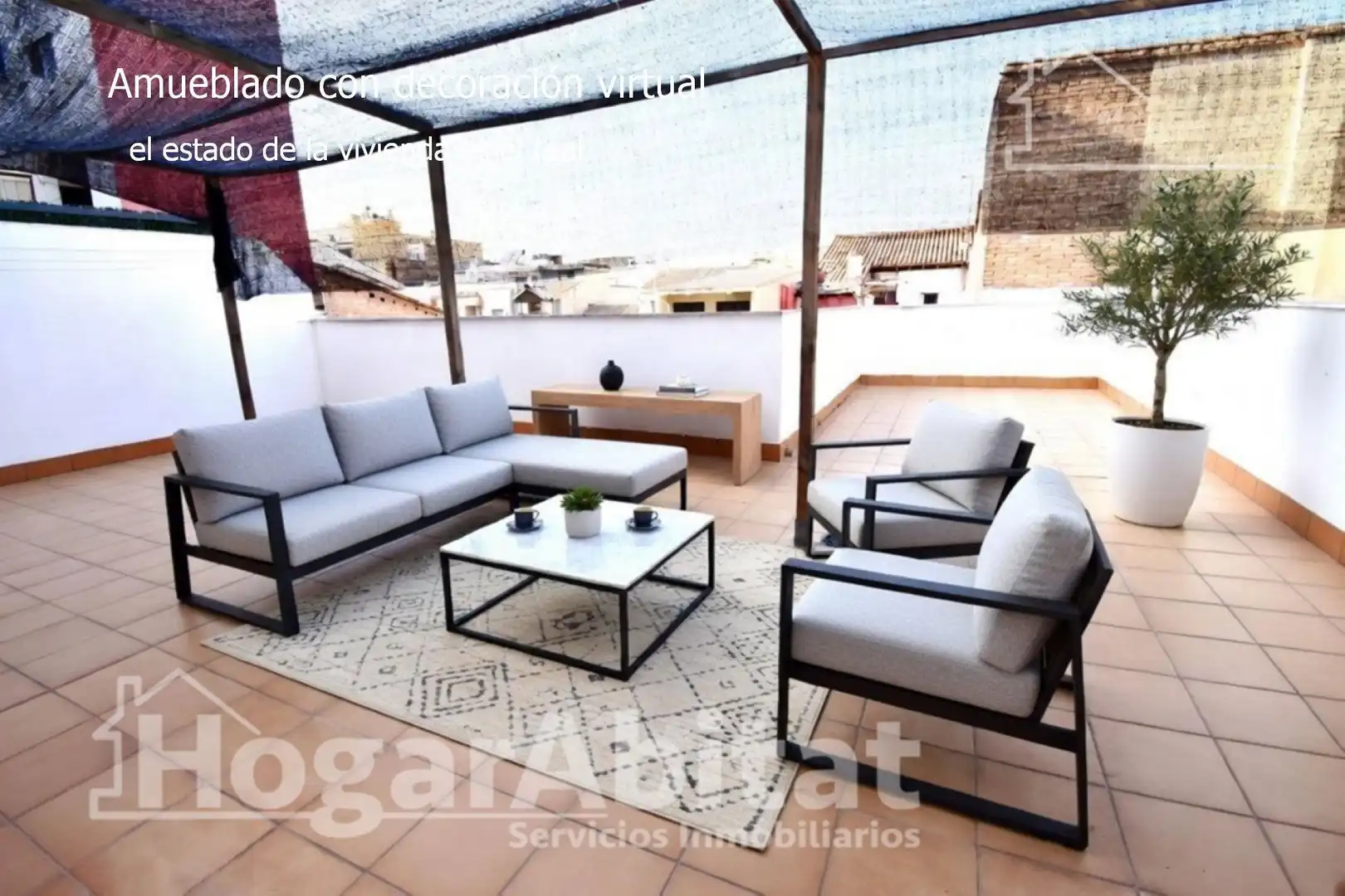 Terrasse von Wohnung zum Verkauf in Massanassa mit Klimaanlage, Heizung und Terrasse