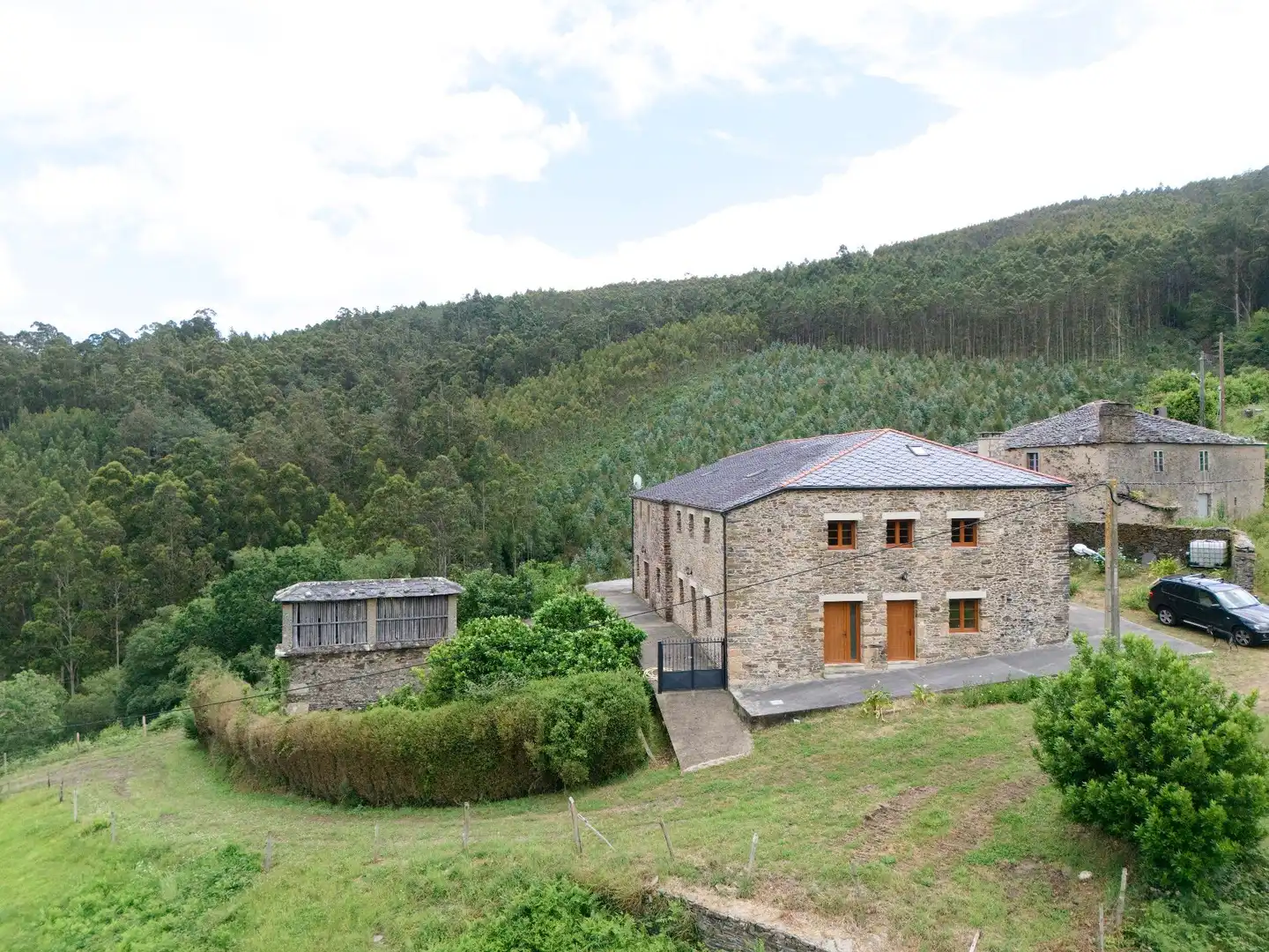 Vista exterior de Casa o chalet en venta en Ourol, Lugo