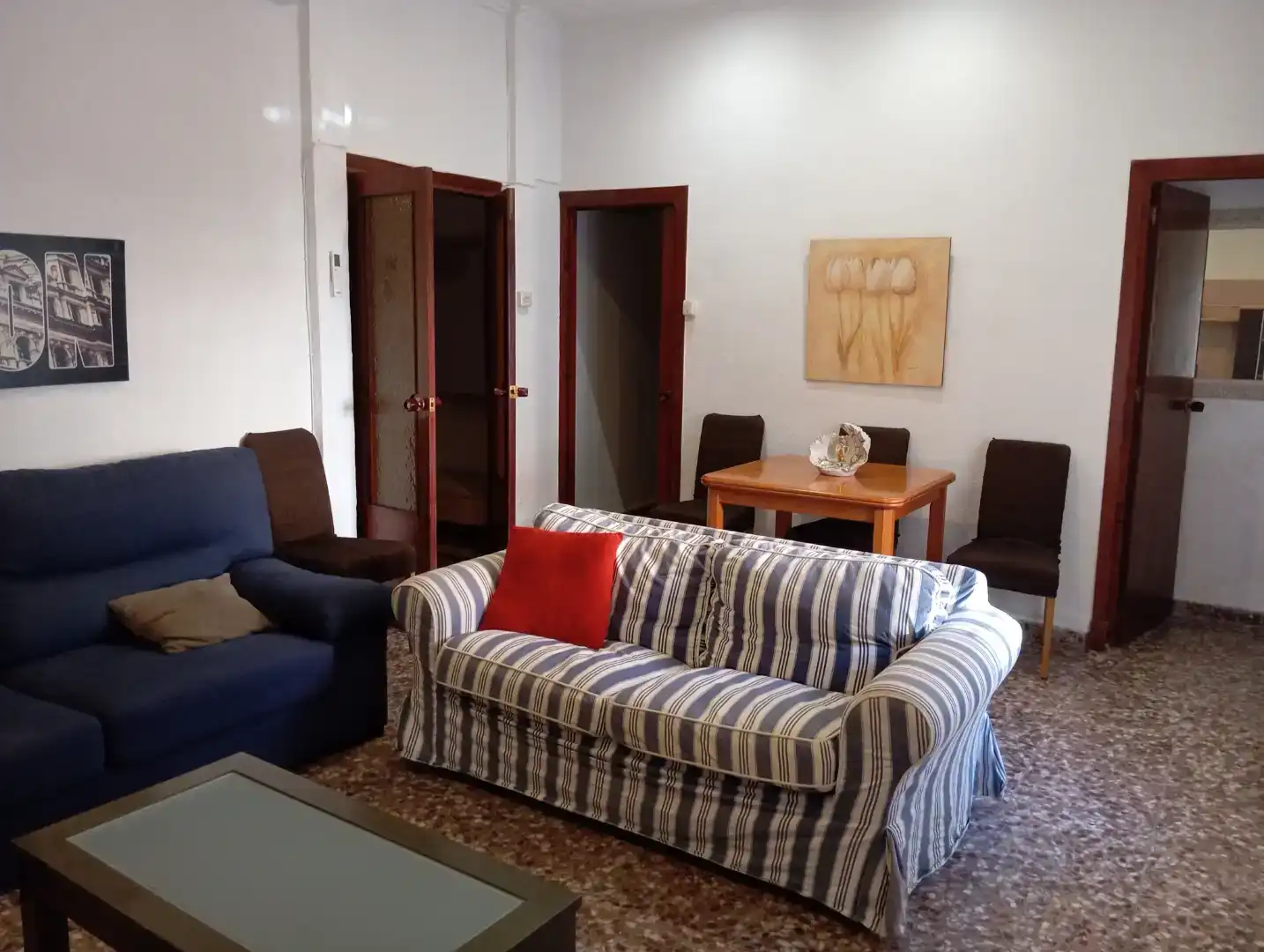 Sala d'estar de Casa adosada en venda en La Unión amb Aire condicionat