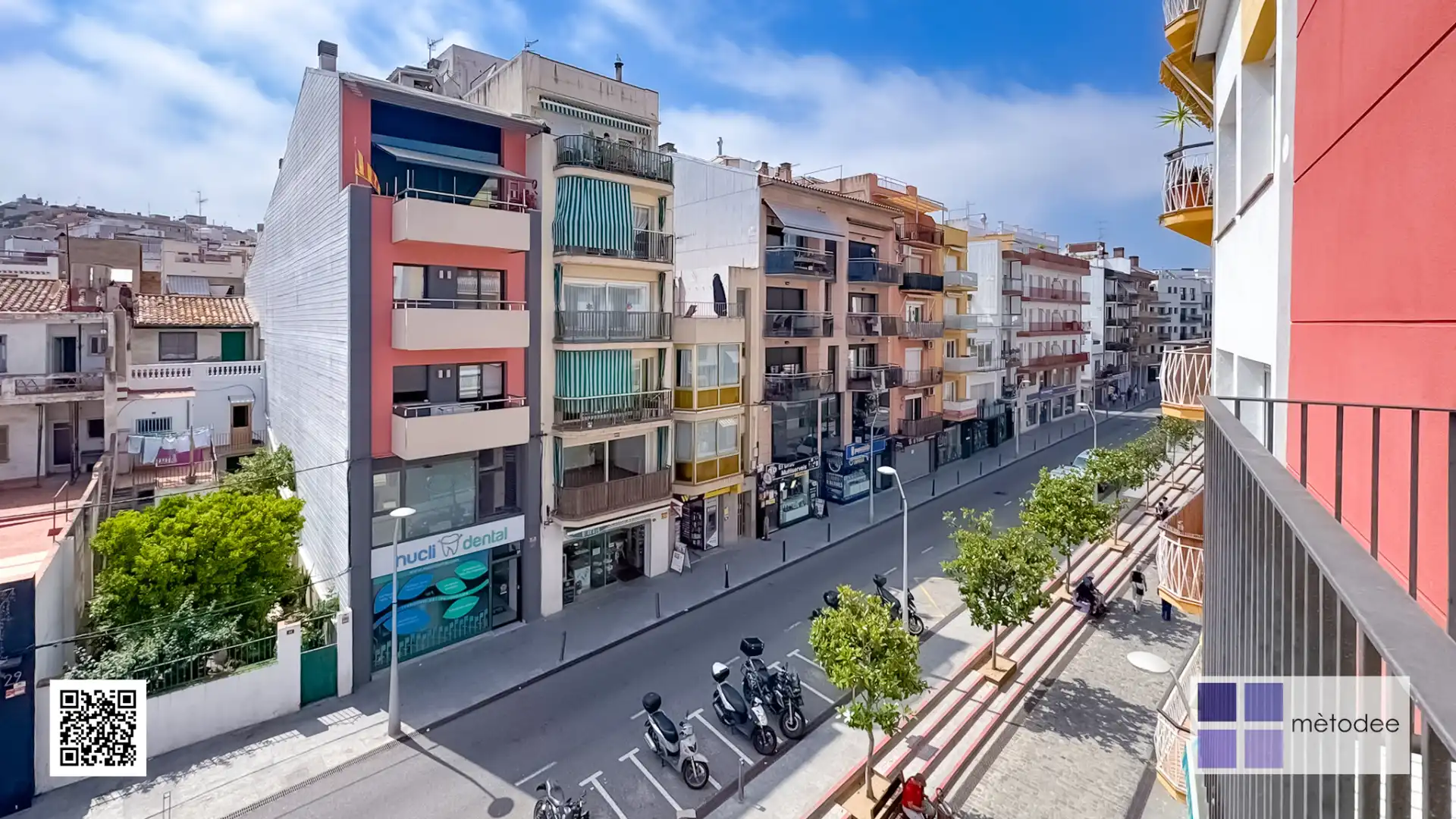 Vista exterior de Ático de alquiler en Blanes con Aire acondicionado, Calefacción y Terraza