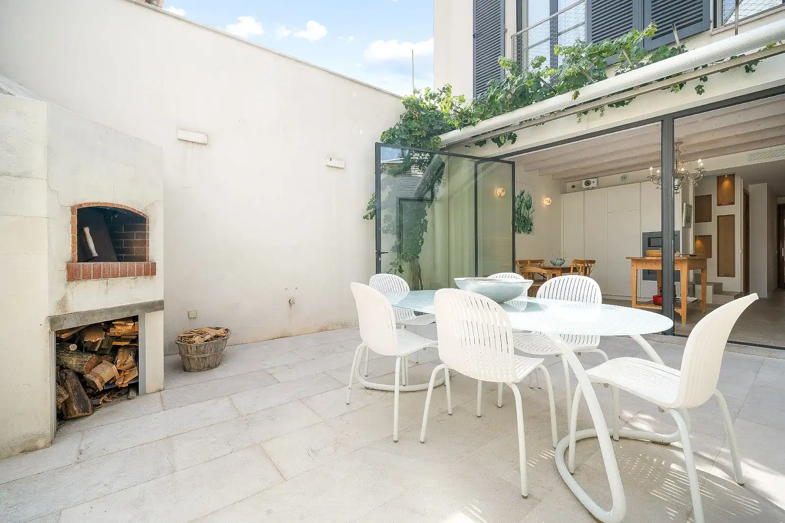 Terrace of Detached homes for sale in Pollença  with Air Conditioner, Heating and Parquet flooring