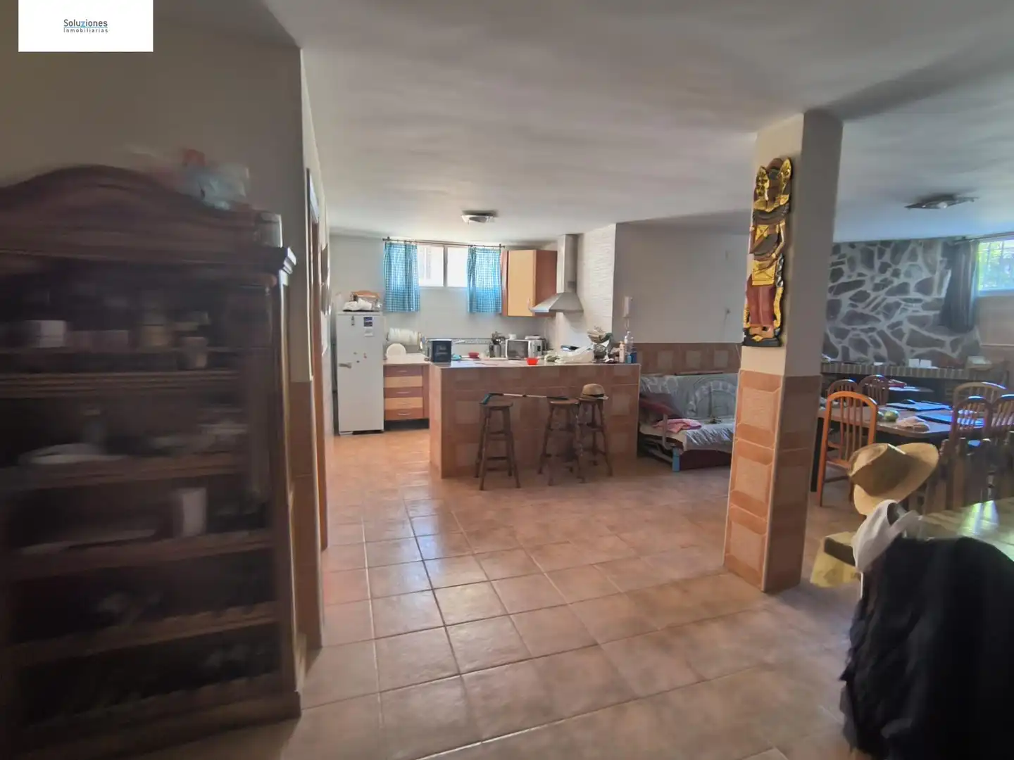 Cuina de Casa o xalet en venda en Albacete amb Aire condicionat, Calefacció i Jardí privat