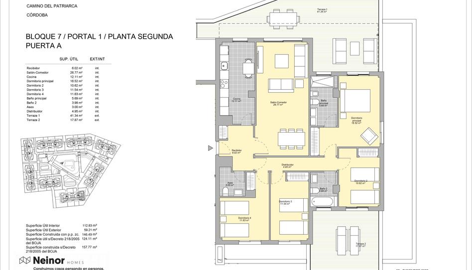 Photo 1 from new construction home in Flat for sale in   Calle el Manantial, Tablero Bajo - Arruzafilla, Córdoba