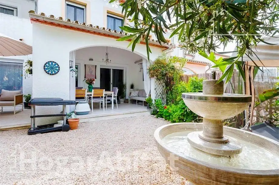 Terrassa de Casa adosada en venda en Pedreguer amb Aire condicionat, Jardí privat i Terrassa