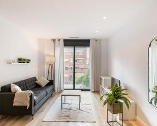 Sala d'estar de Apartament de lloguer en  Barcelona Capital amb Aire condicionat