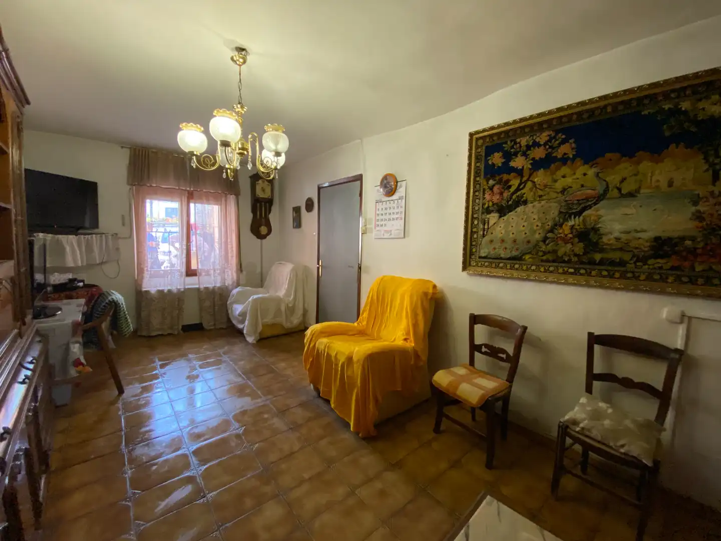 Sala de estar de Casa o chalet en venta en Baltanás con Calefacción, Trastero y Amueblado