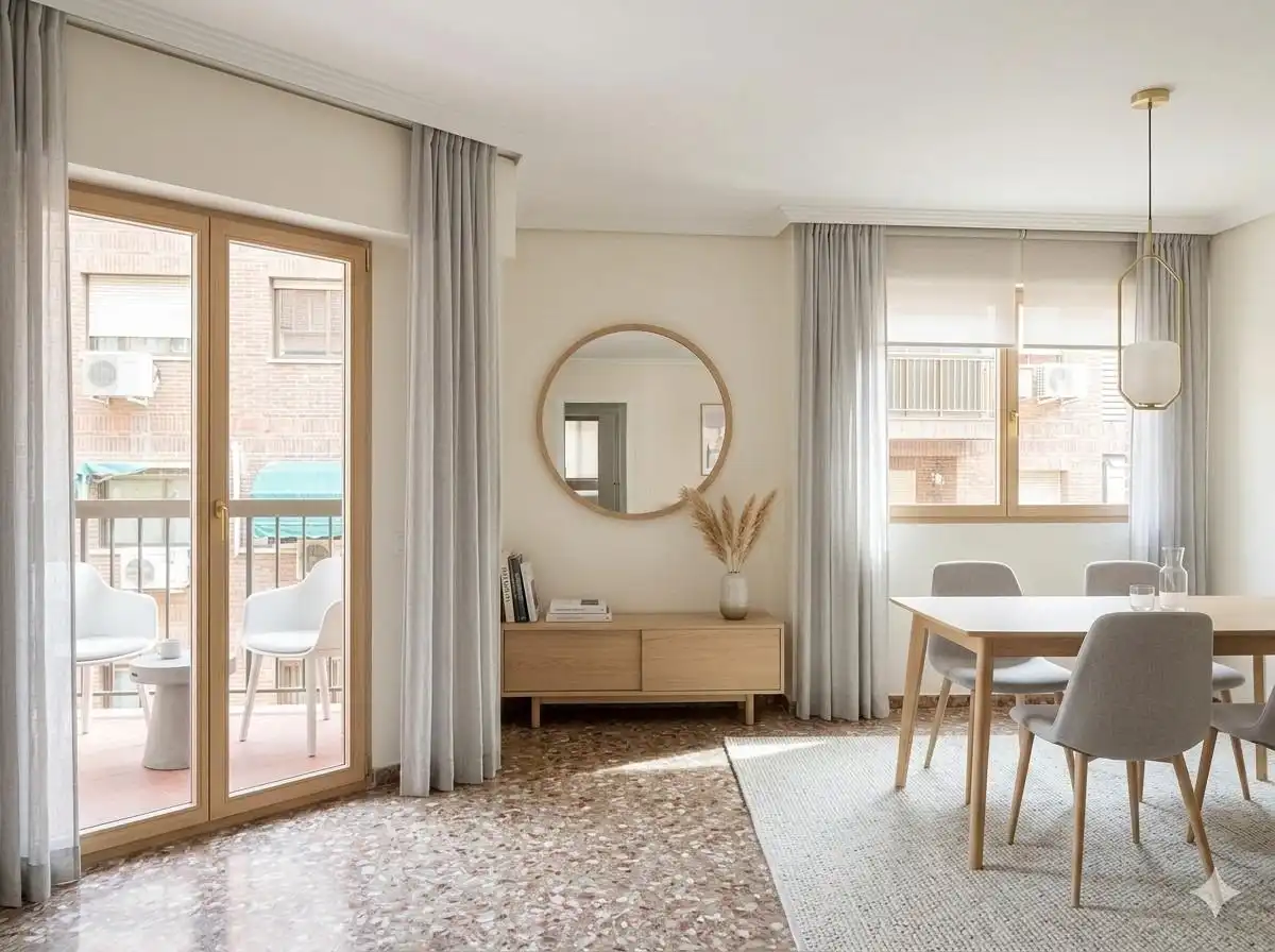 Sala d'estar de Pis en venda en Murcia amb Aire condicionat i Balcó