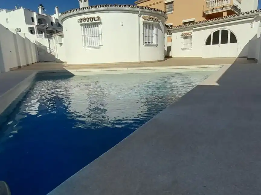 Swimming pool of Houses for sale in Mijas  with Air Conditioner, Terrace and Swimming Pool