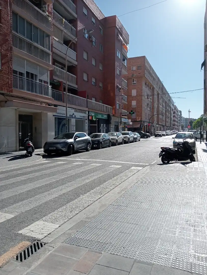 Parking of Flat for sale in Valencia  with Air Conditioner, Parquet flooring and Furnished