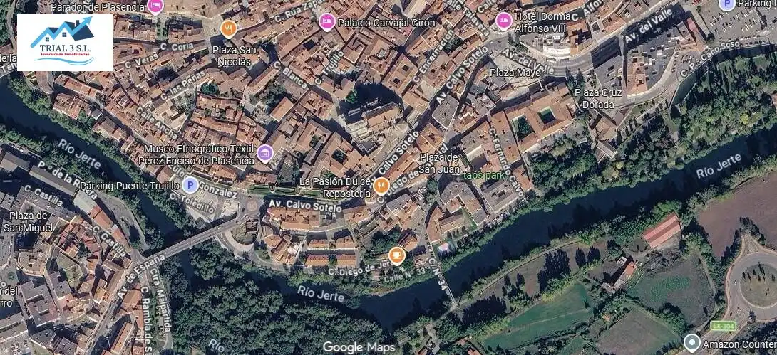 Vista exterior de Piso en venta en Plasencia
