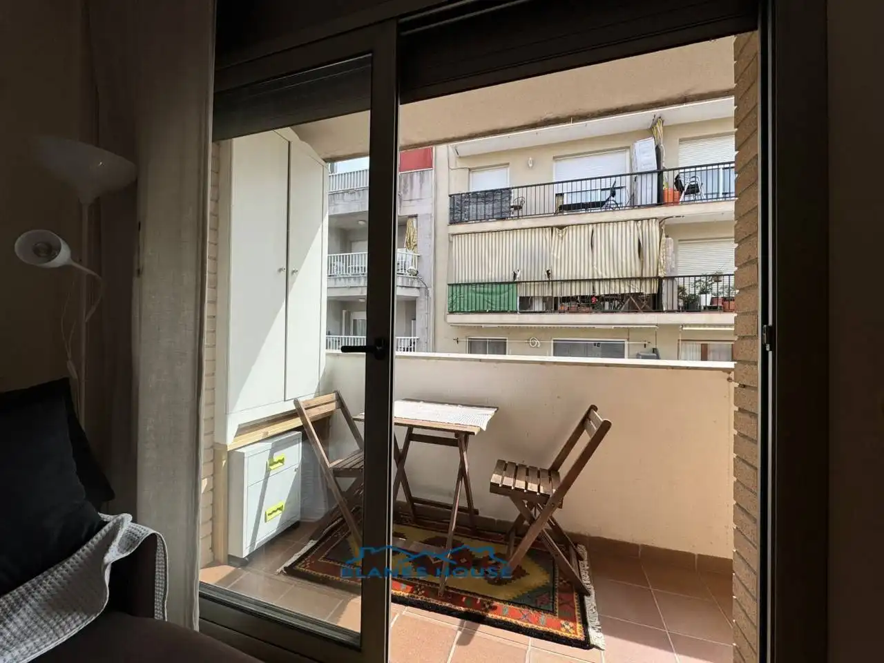 Balcony of Flat for sale in Blanes  with Air Conditioner, Heating and Parquet flooring