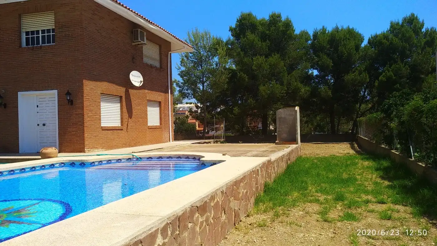 Swimming pool of Houses for sale in La Nucia  with Private garden, Terrace and Storage room