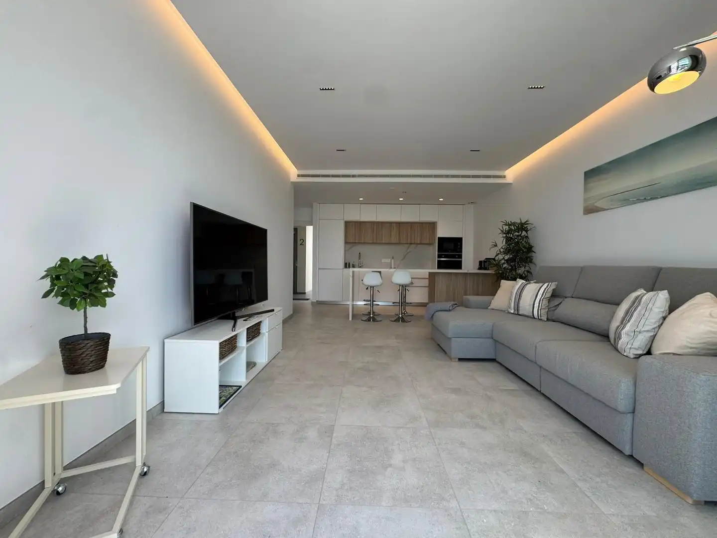 Sala d'estar de Apartament en venda en Chipiona amb Terrassa, Traster i Moblat