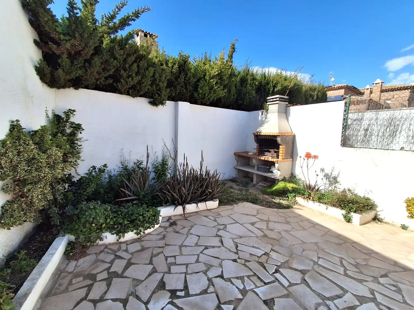Garten von Einfamilien-Reihenhaus zum Verkauf in Mont-roig del Camp mit Klimaanlage, Privatgarten und Terrasse