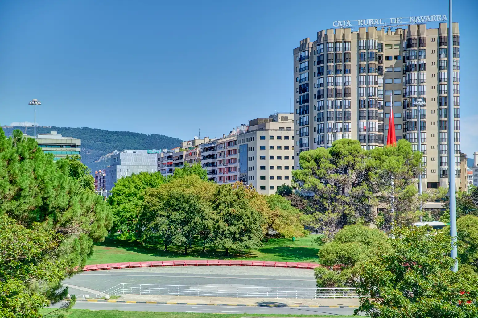 Vista exterior de Pis en venda en  Pamplona / Iruña amb Calefacció, Parquet i Moblat