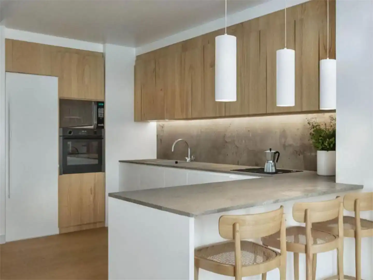 Cuina de Apartament en venda en Mérida amb Aire condicionat i Moblat