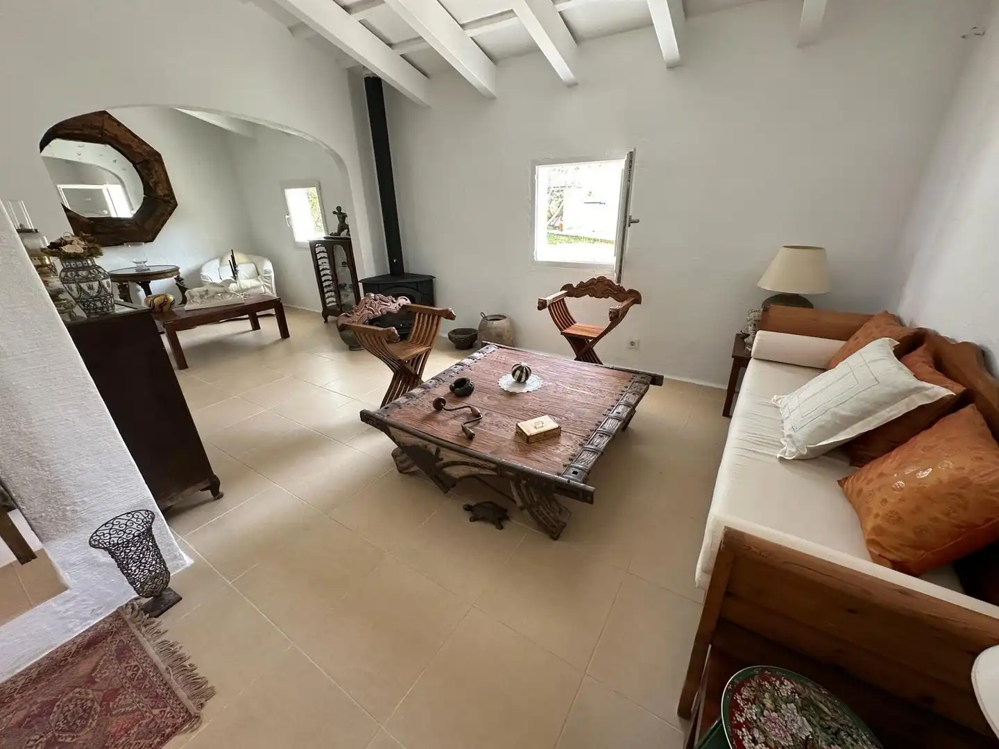 Sala d'estar de Casa o xalet en venda en Sant Lluís amb Jardí privat