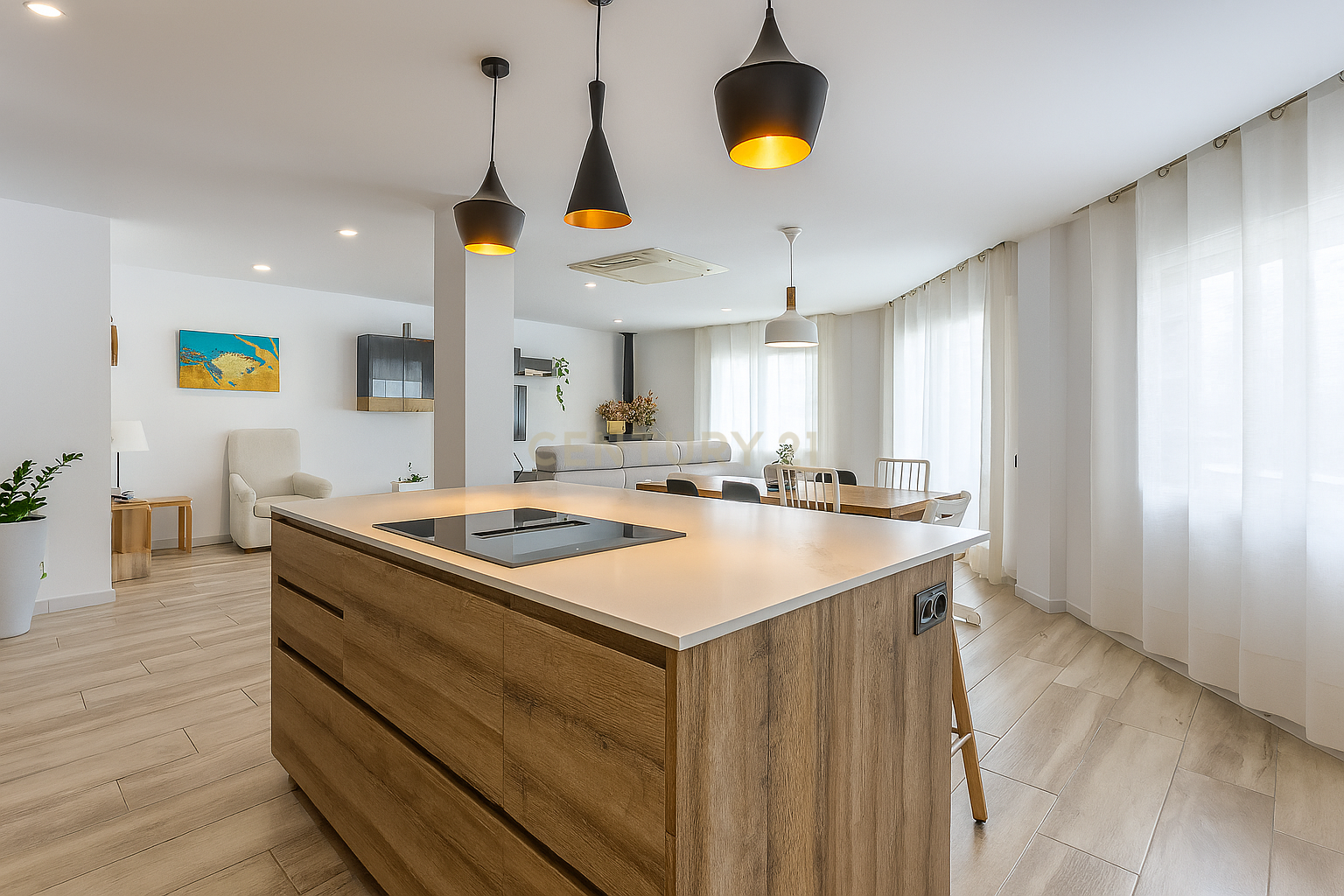 Cuina de Casa o xalet en venda en Pineda de Mar amb Aire condicionat i Terrassa