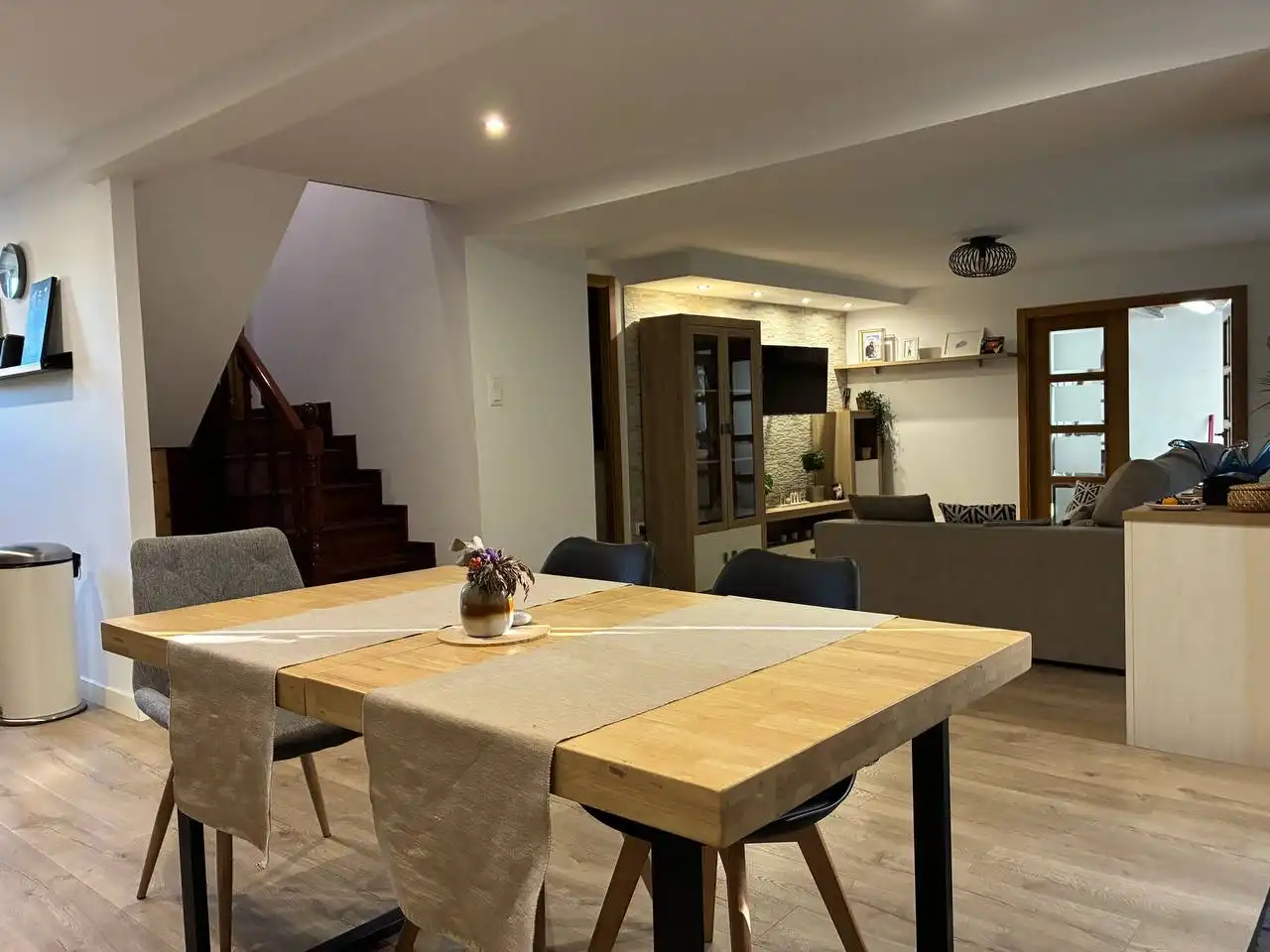Comedor de Casa o chalet en venta en Cariño con Jardín privado, Terraza y Amueblado