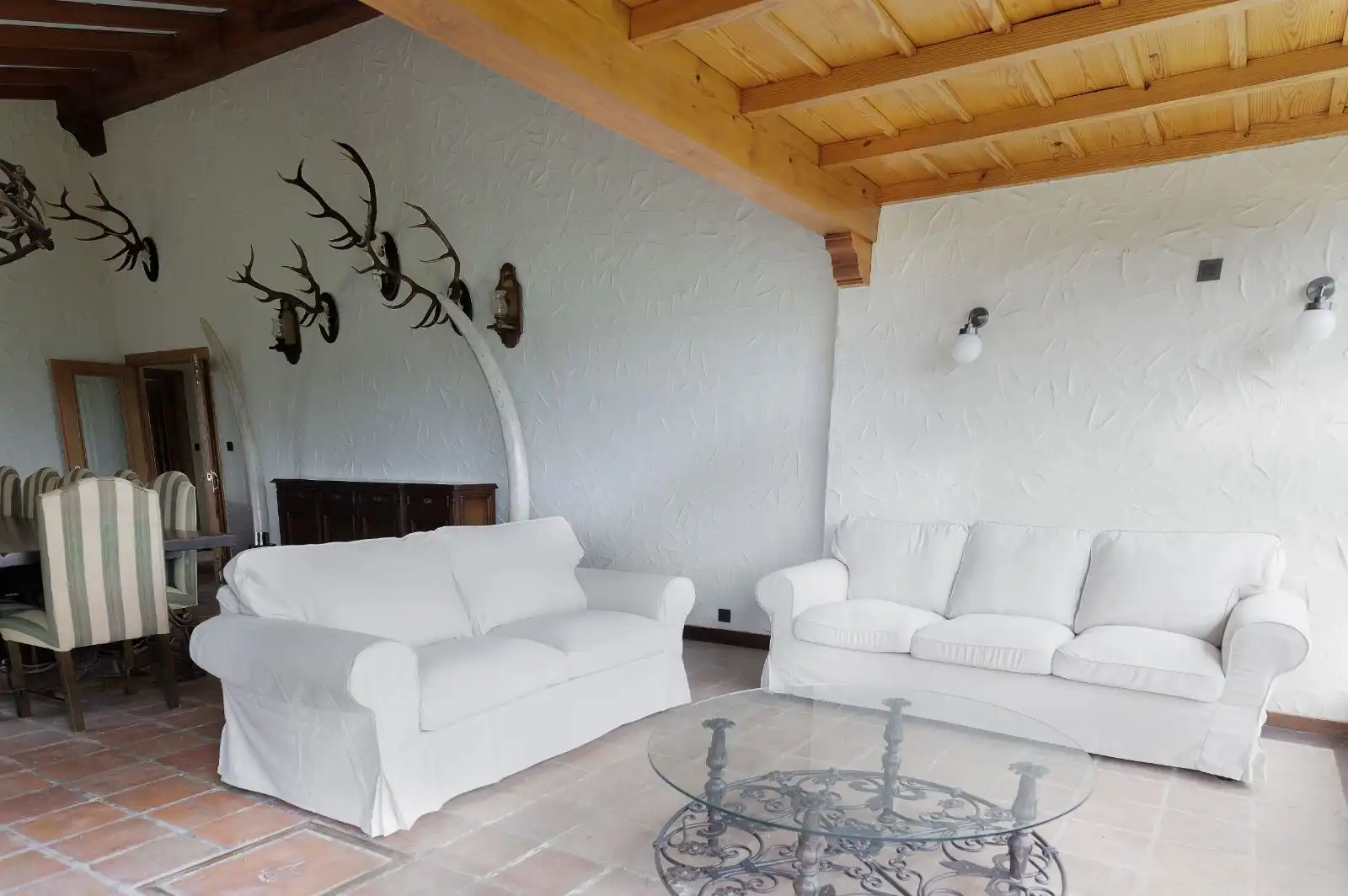 Sala de estar de Casa o chalet en venta en Piloña con Jardín privado, Amueblado y Alarma