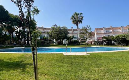 Garden of Single-family semi-detached for sale in El Portil  with Private garden, Terrace and Balcony