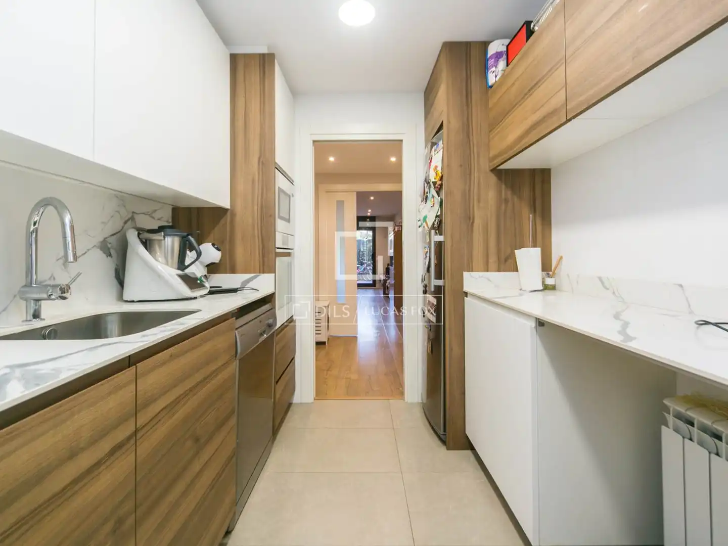 Kitchen of Flat for sale in Sant Cugat del Vallès  with Air Conditioner, Heating and Terrace