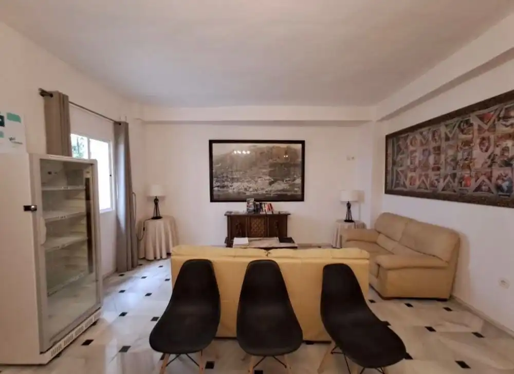 Living room of Buildings for sale in Marbella