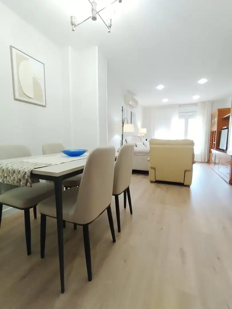 Dining room of Flat for rent in Granada  with Air Conditioner, Heating and Furnished