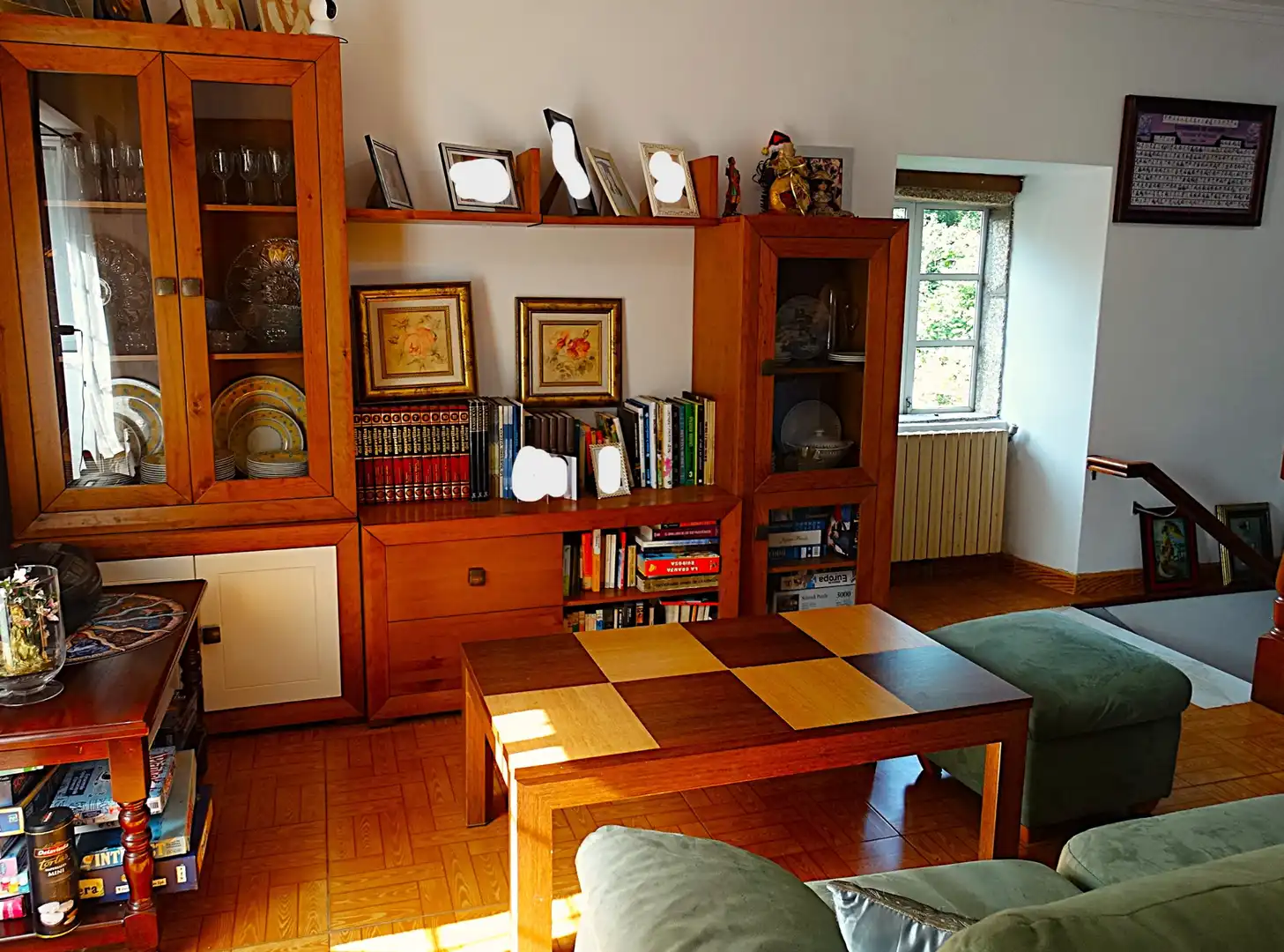 Sala d'estar de Finca rústica en venda en Narón amb Calefacció, Jardí privat i Parquet
