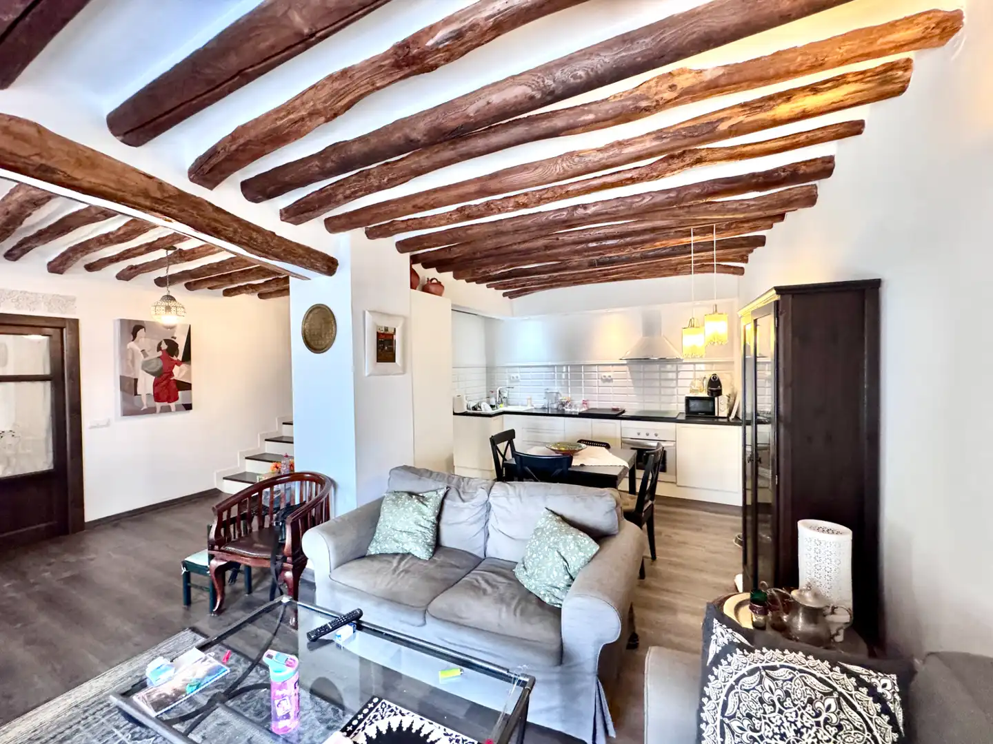 Sala d'estar de Casa o xalet en venda en Válor amb Calefacció, Jardí privat i Terrassa