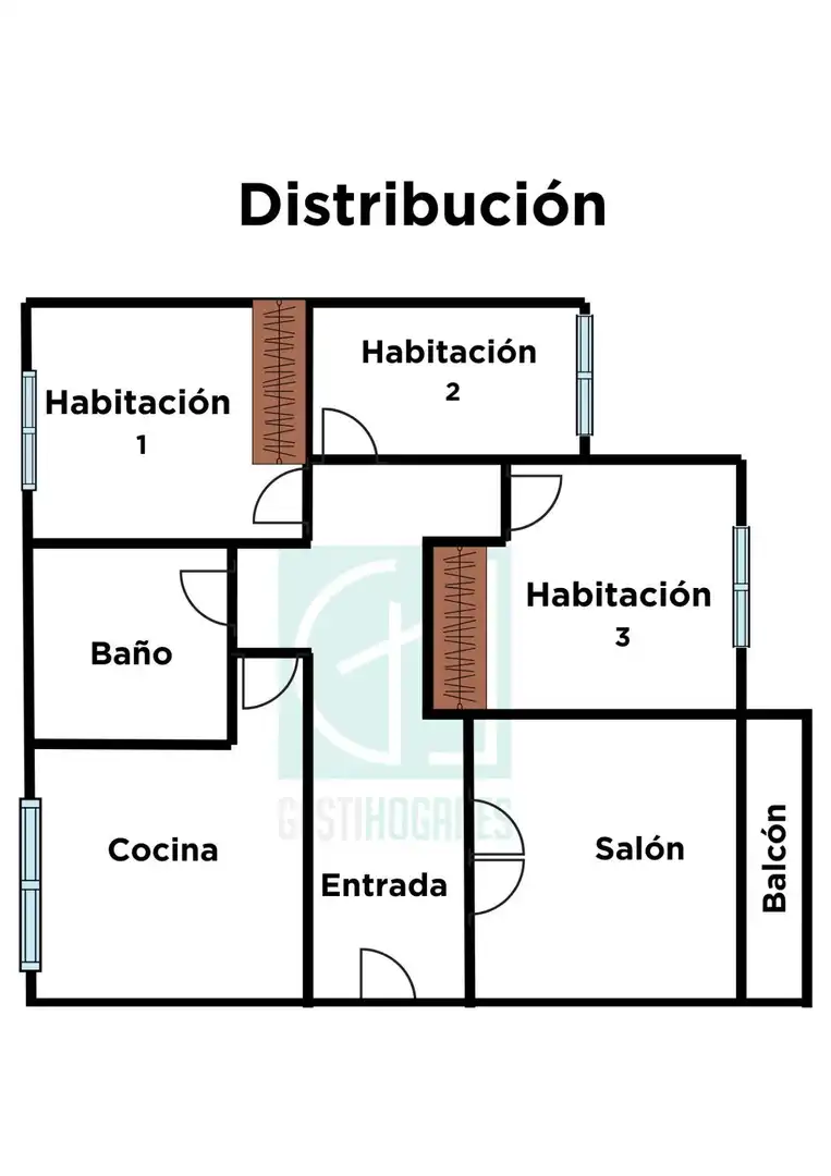 Flat for sale in Jerez de la Frontera  with Parquet flooring, Furnished and Balcony