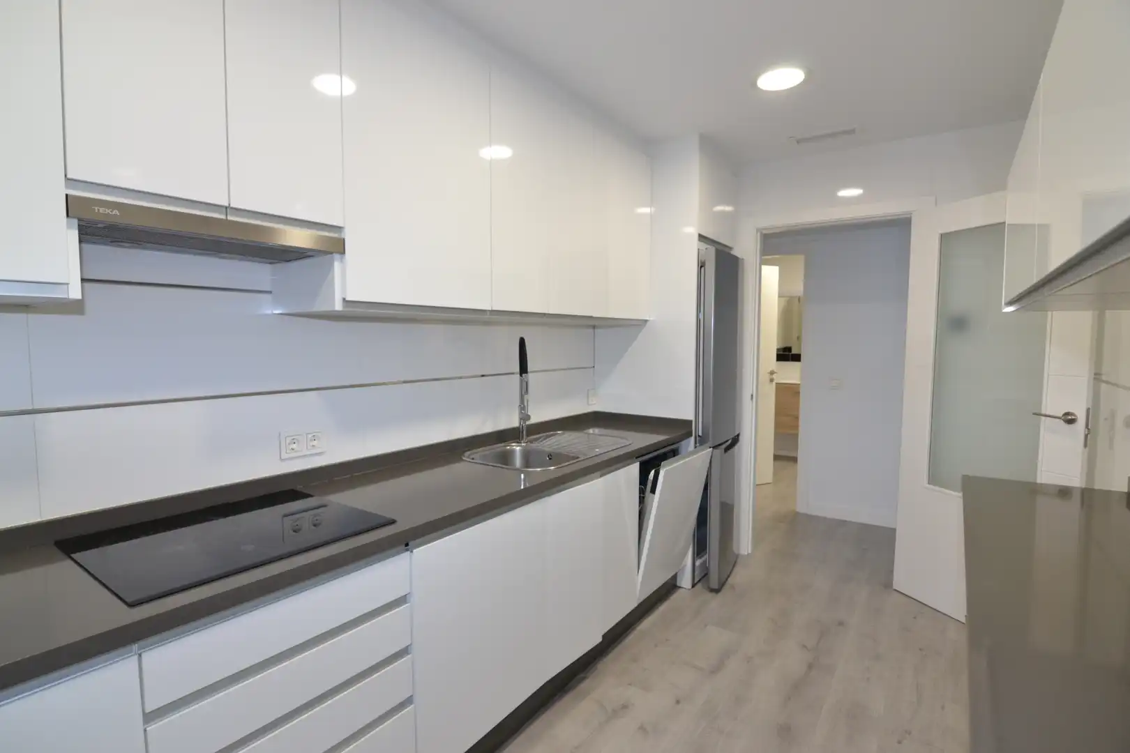 Kitchen of Flat for sale in Plasencia  with Heating, Terrace and Storage room