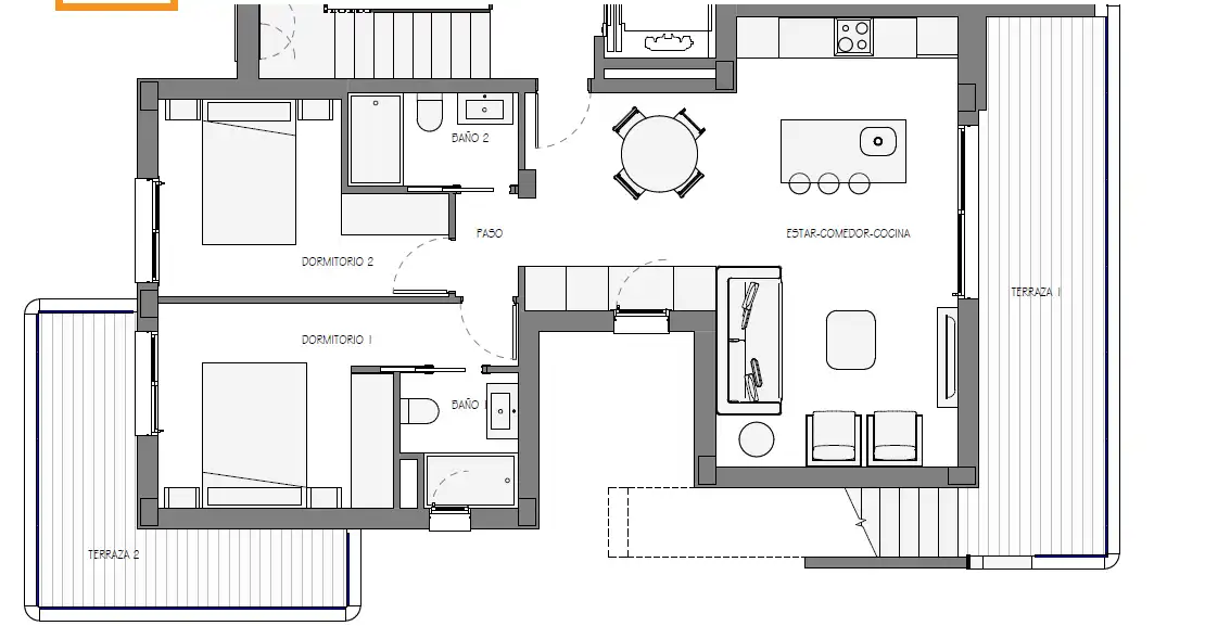 Apartament en venda en Fuente Álamo de Murcia amb Aire condicionat, Calefacció i Jardí privat