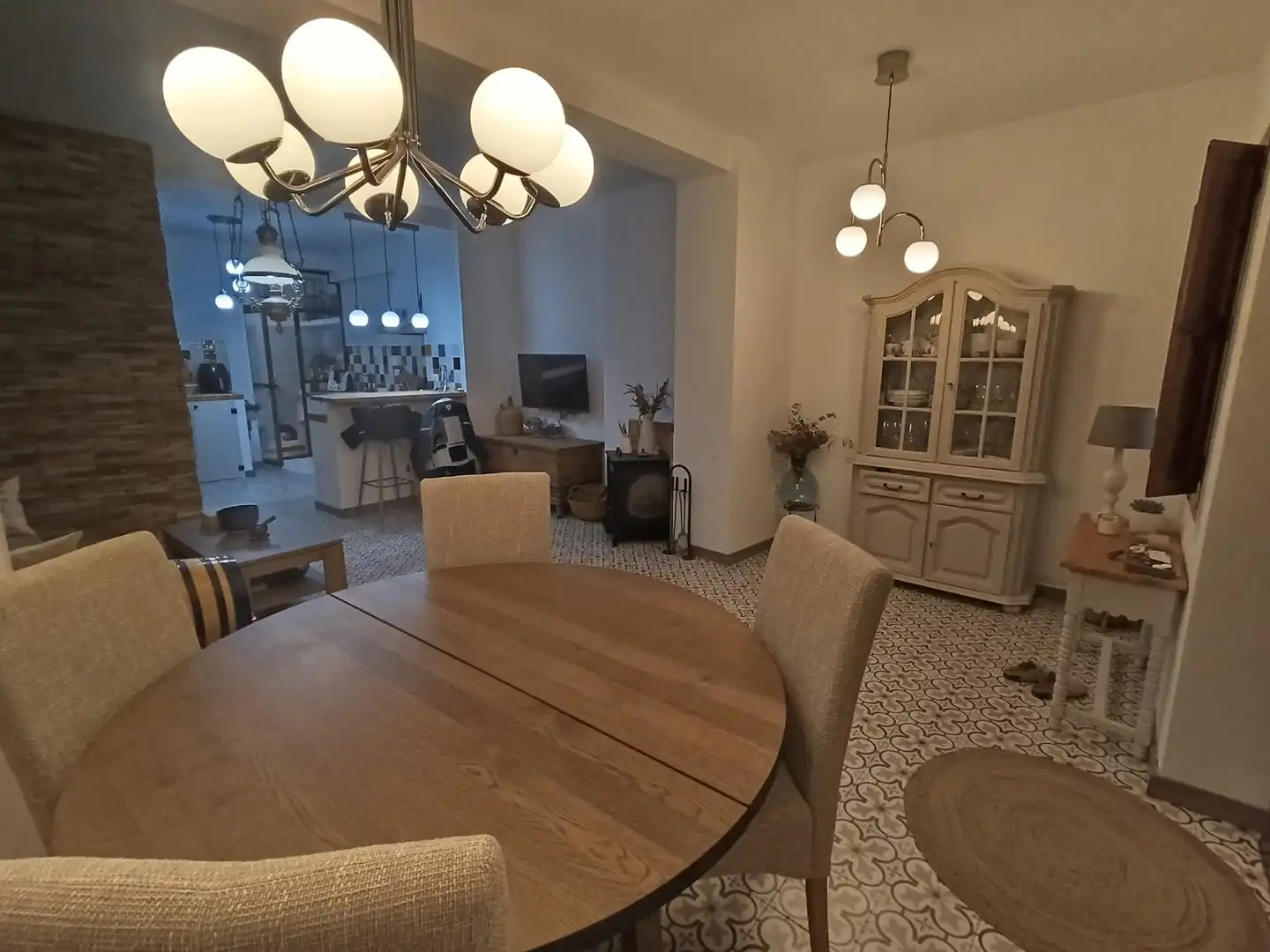 Esszimmer von Haus oder Chalet zum Verkauf in Relleu mit Terrasse
