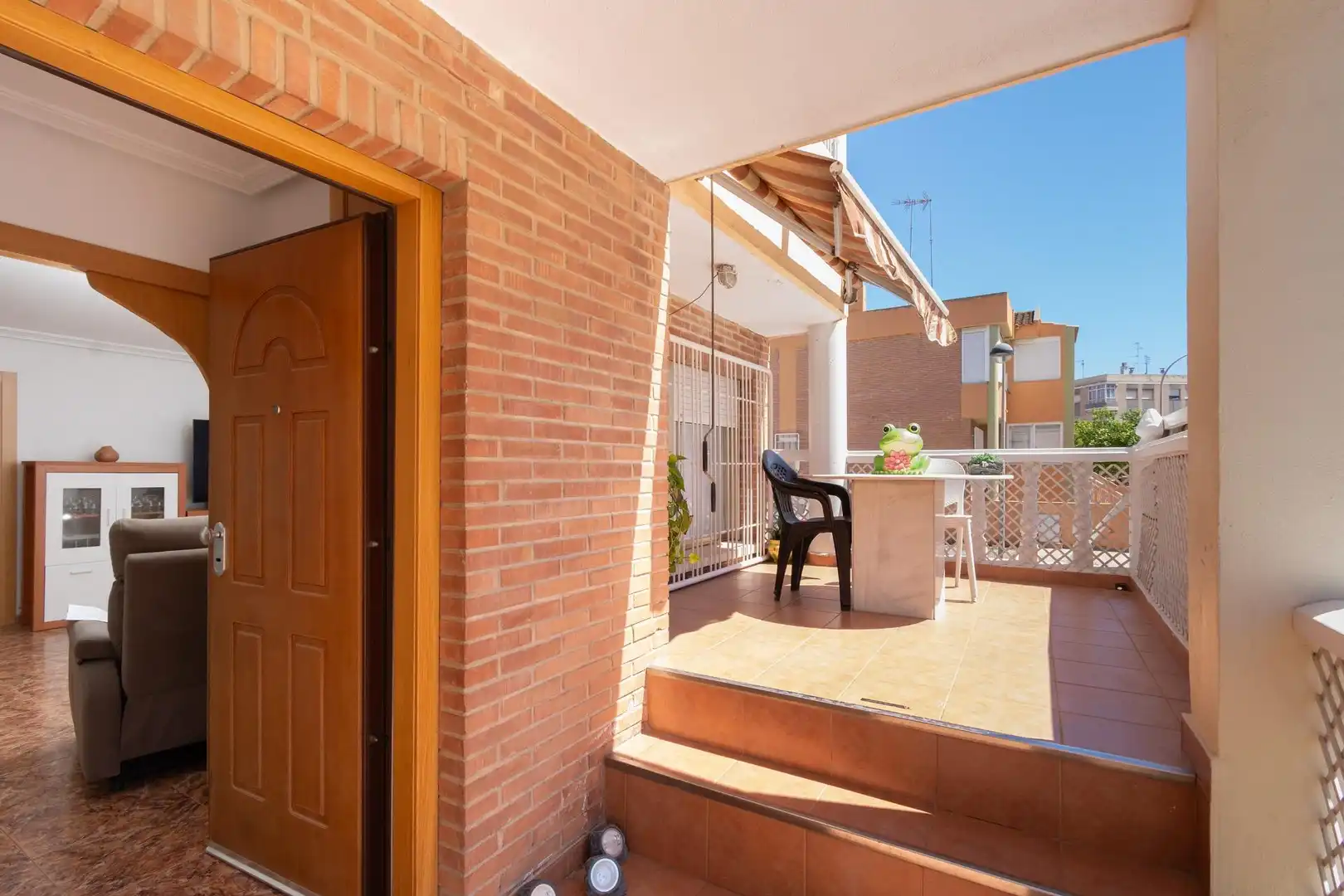 Terraza de Casa adosada en venta en Cartagena con Aire acondicionado, Calefacción y Jardín privado
