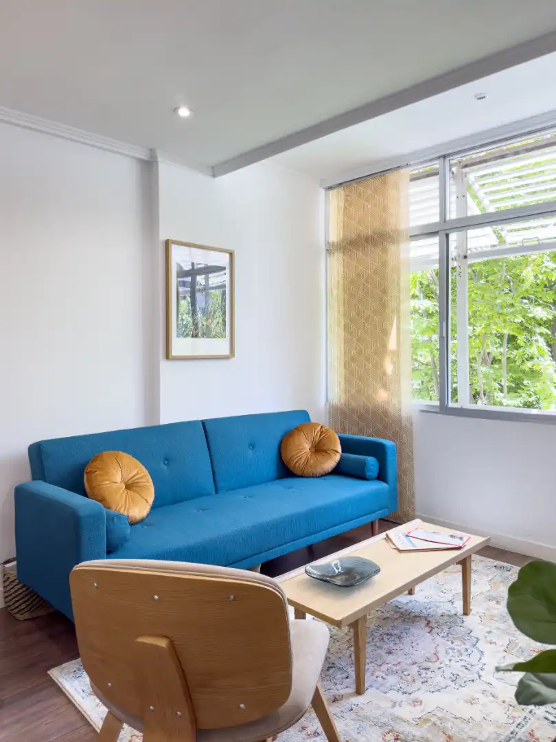 Living room of Apartments for rent in Madrid  with Air Conditioner, Heating and Furnished