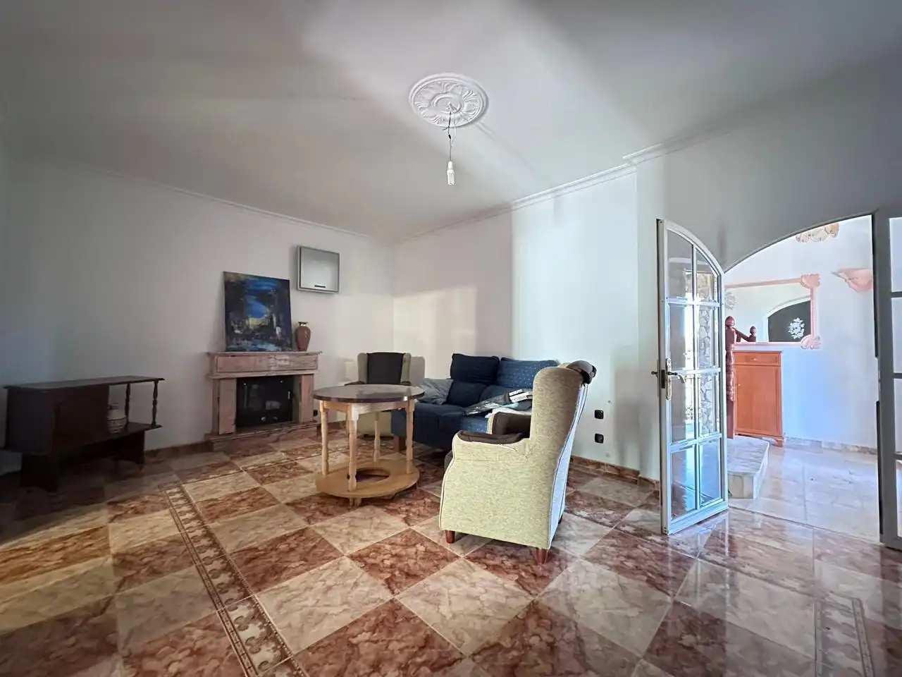 Sala de estar de Casa o chalet en venta en Puebla de Sancho Pérez